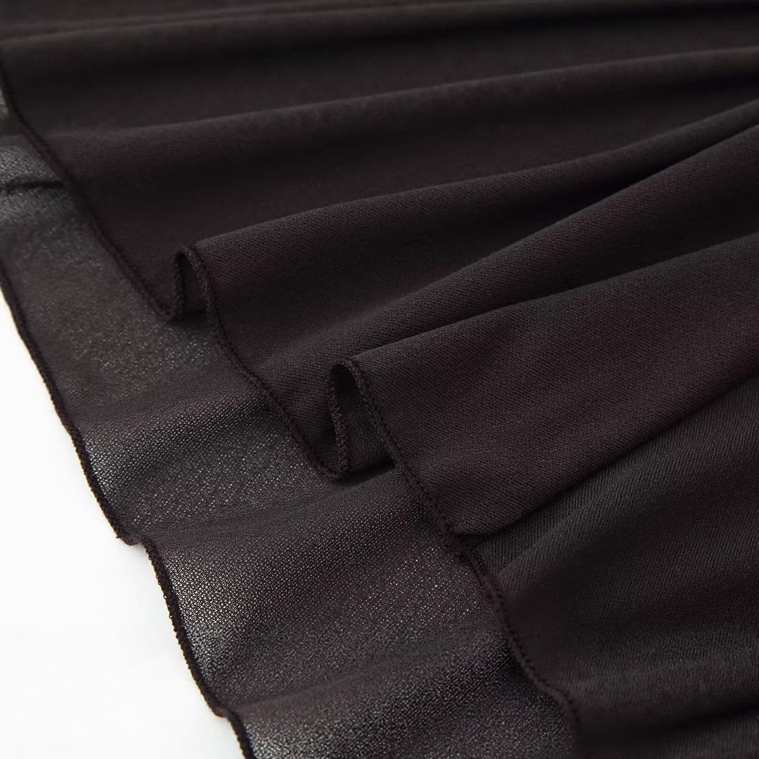 Damen Stufiger Chiffon‑Maxirock mit Volants Nord Taschen