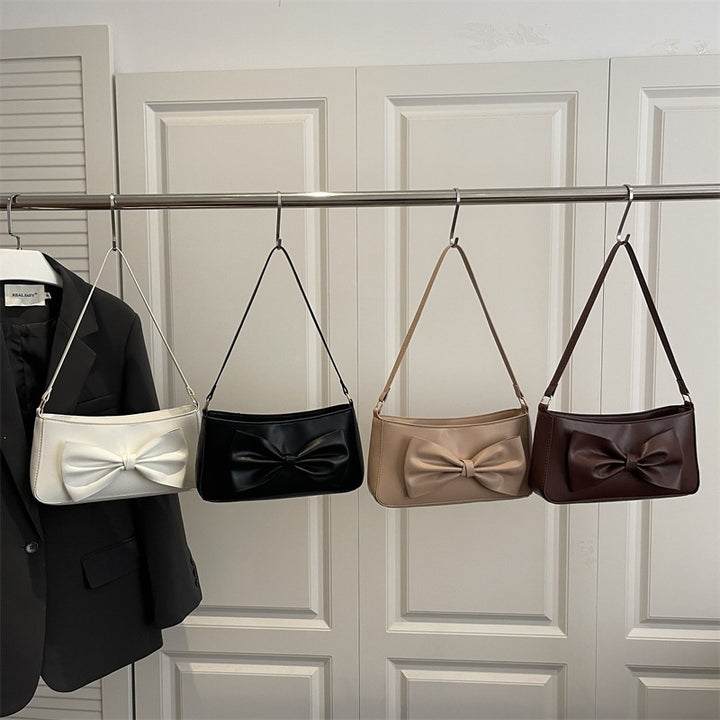 Damen elegante Handtasche mit Schleifenakzent Nord Taschen