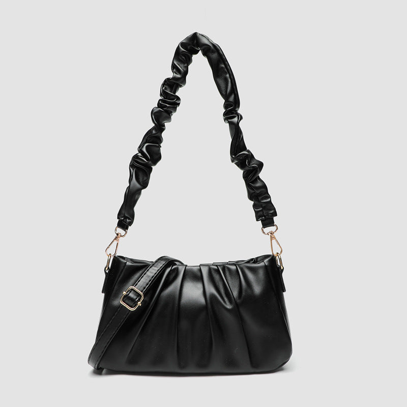 Damen Clutch mit gerafftem Design und eleganten Tragegriffen Nord Taschen