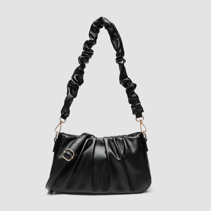 Damen Clutch mit gerafftem Design und eleganten Tragegriffen Nord Taschen