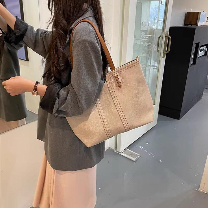 Damen elegante Tragetasche mit geschmackvoller Stickerei Nord Taschen
