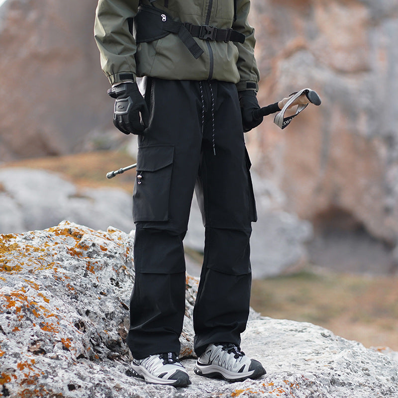 Herren Technische Outdoor-Cargohose mit wasserabweisendem Stretch und verstärkten Knien Nord Taschen