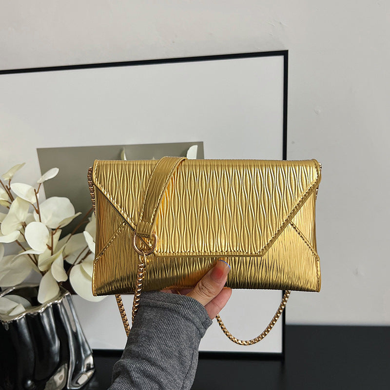 Damen elegante Clutch-Tasche mit strukturiertem Obermaterial Nord Taschen
