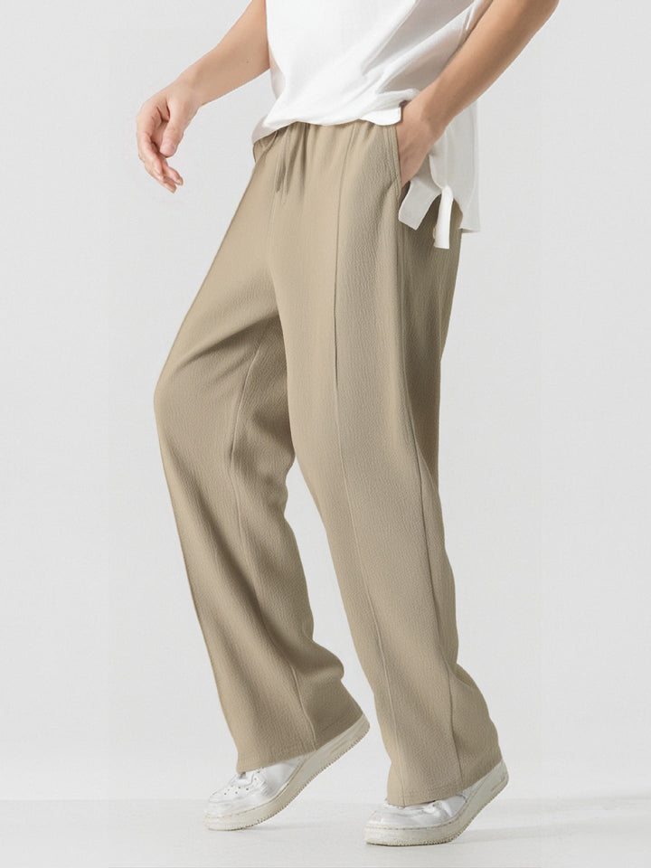 Herren Elegante, weite Freizeithose aus atmungsaktivem Gew Nord Taschene