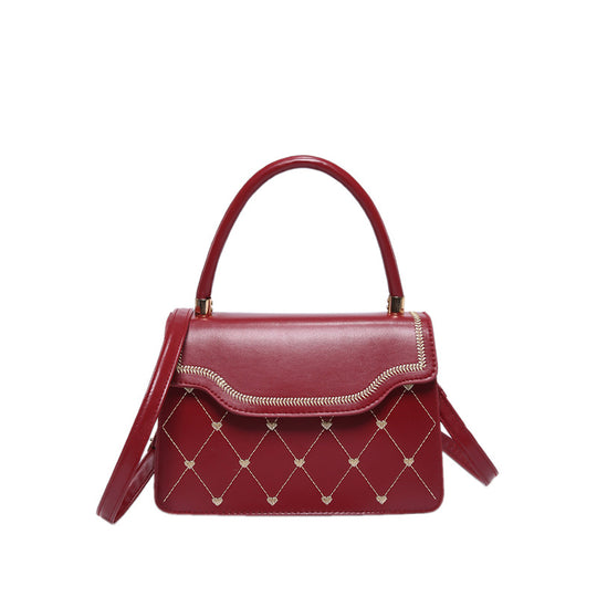 Damen elegante Umhängetasche mit stilvollem Steppmuster Nord Taschen