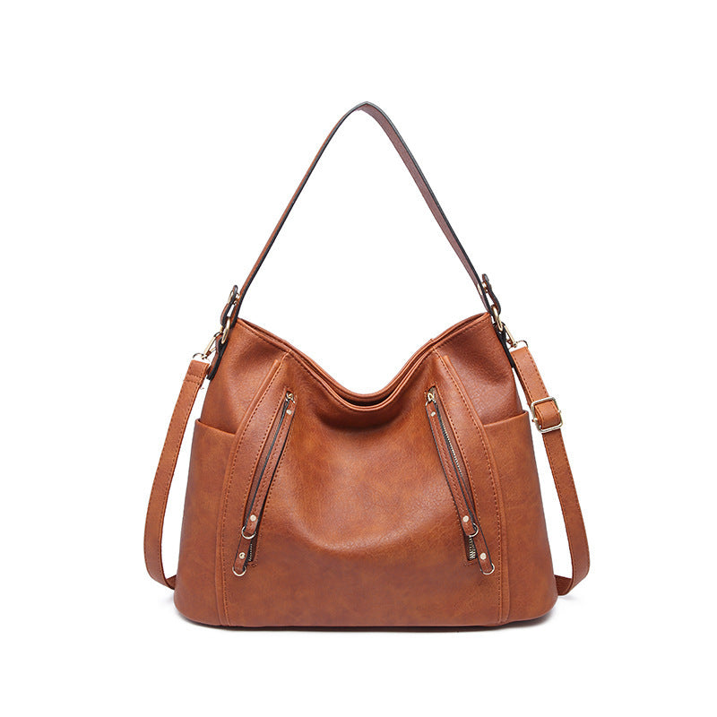 Damen Hobo-Tasche mit elegantem Faltendesign und verstellbarem Schulterriemen Nord Taschen