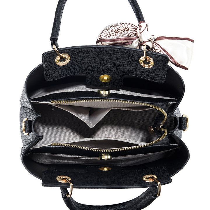Damen elegante Handtasche mit dekorativer Schleife Nord Taschen