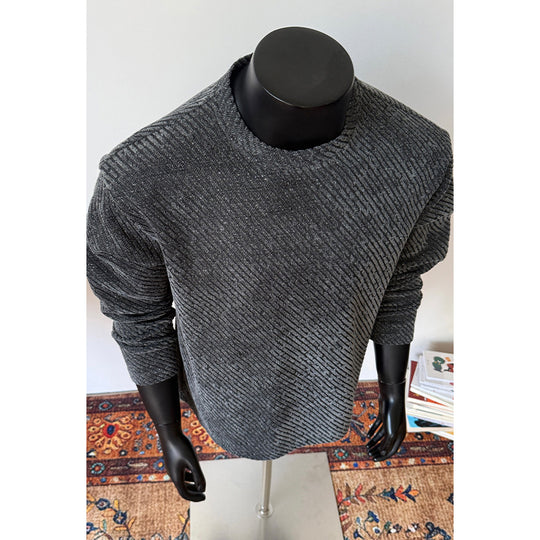 Herren Modischer Langarm-Pullover mit kreativen Mustern Nord Taschen