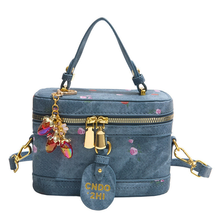 Damen Mini-Rucksack-Handtasche im fröhlichen Kirschdesign mit verstellbarem Schulterriemen Nord Taschen