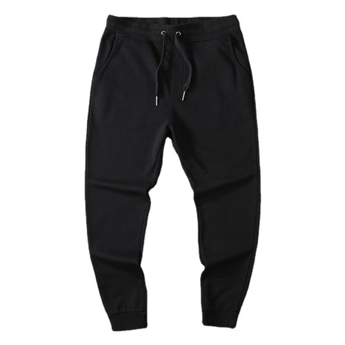 Herren Slim-Fit Fleece-Jogginghose mit elastischem Bund, Kordelzug und gekämmter Innenseite Nord Taschen