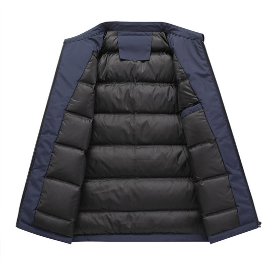 Herren Modische Übergangsjacke mit hochgeschlossenem Kragen Nord Taschen