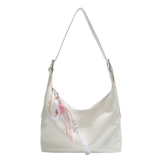 Damen Schultertasche mit verspieltem Dekor und verstellbarem Gurt Nord Taschen