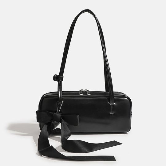 Damen Handtasche mit elegantem Schleifenakzent und praktischem Reißverschluss Nord Taschen