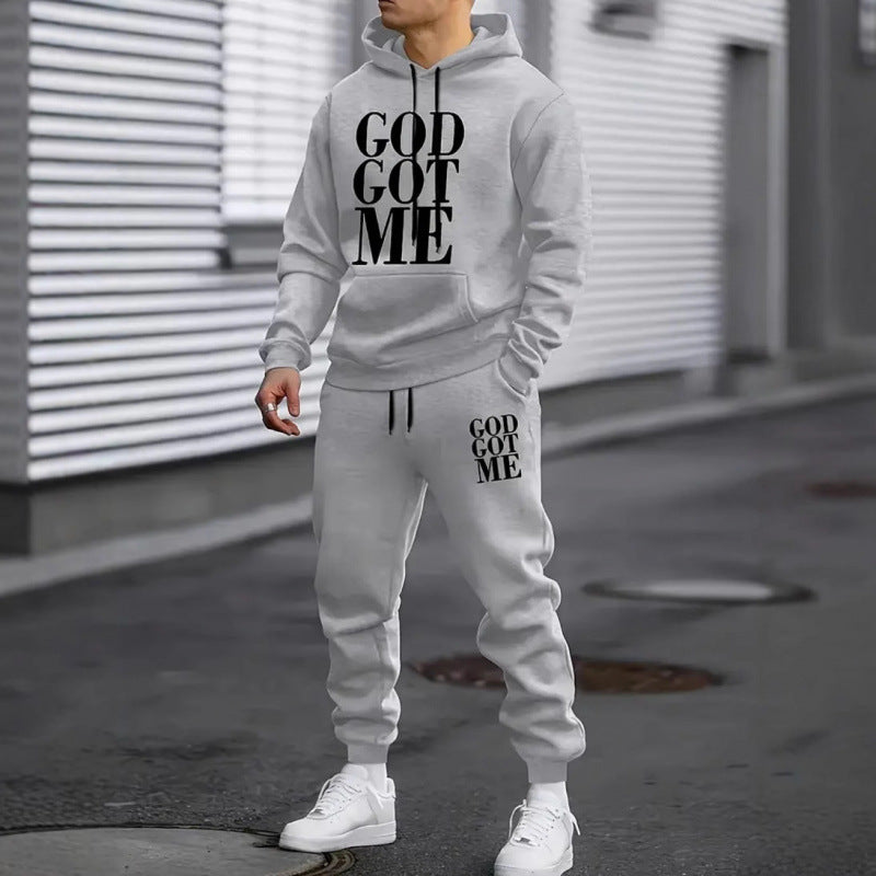 Herren Fragen Hoodie und Jogginghose Set Nord Taschen