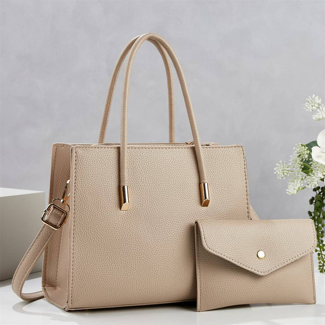 Damen elegante Handtasche mit herausnehmbarem Geldbeutel Nord Taschen