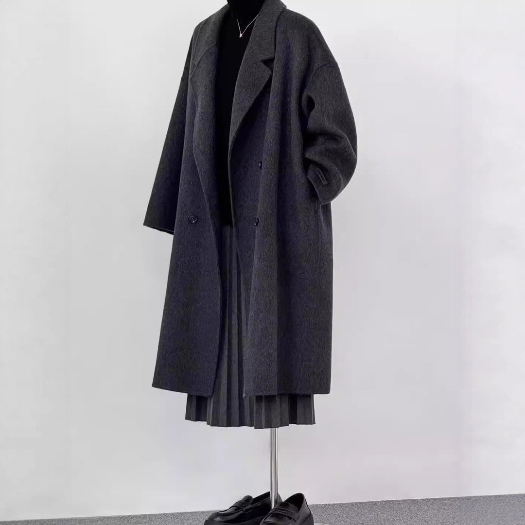 Damen Oversized Wollmantel Nord Taschen