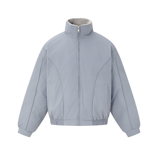 Unisex Boxy Isolationsblouson mit hohem Stehkragen und Teddyfutter Nord Taschen