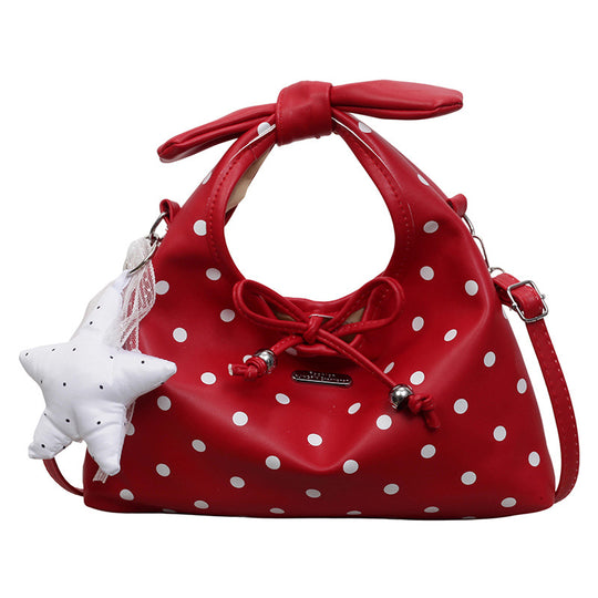Damen Beuteltasche mit elegantem Punktedesign Nord Taschen