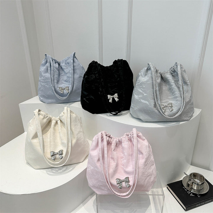 Damen praktische Tragetasche mit elegantem Schleifenakzent Nord Taschen