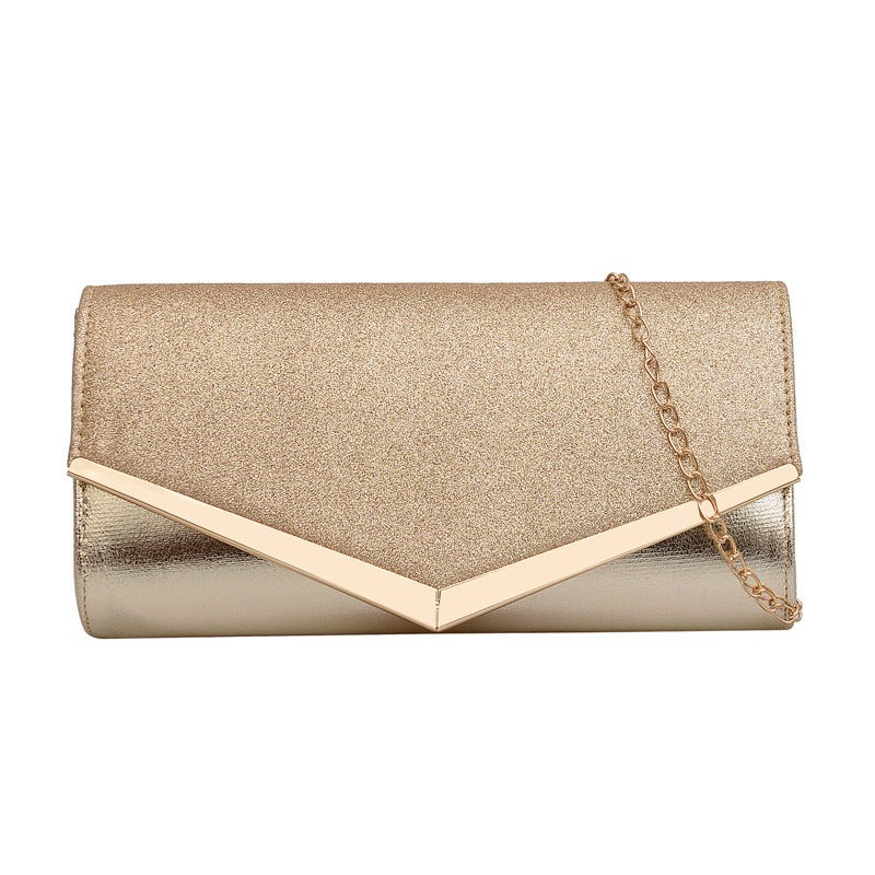 Damen elegante Clutch-Tasche mit Glitzer-Akzent Nord Taschen
