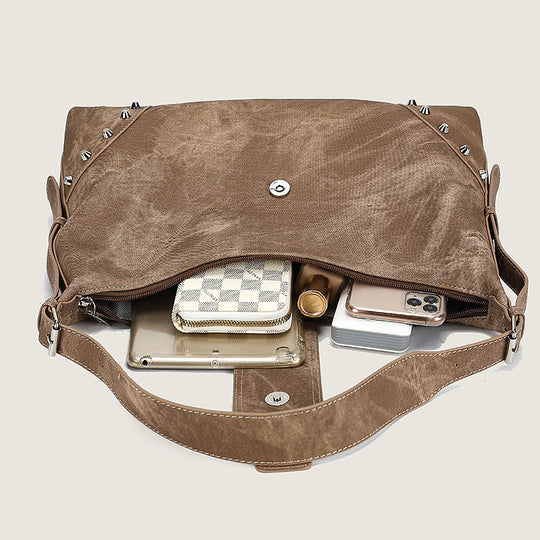 Damen modische Hobo-Tasche mit dekorativen Schnallen und hochwertigen Details Nord Taschen