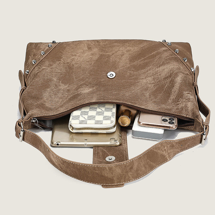 Damen modische Hobo-Tasche mit dekorativen Schnallen und hochwertigen Details Nord Taschen