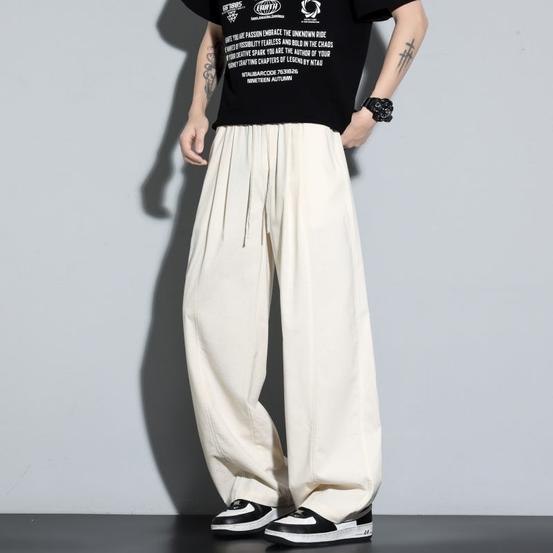 Damen Weite Lagen-Loungehose mit Cargo-Details & elastischem Tunnelzug Nord Taschen