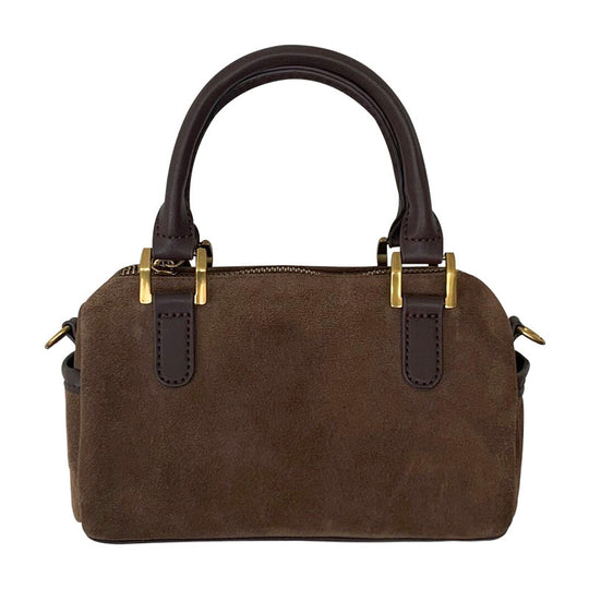 Damen elegante Schultertasche mit abnehmbarem Trageriemen und hochwertiger Samtoberfläche Nord Taschen