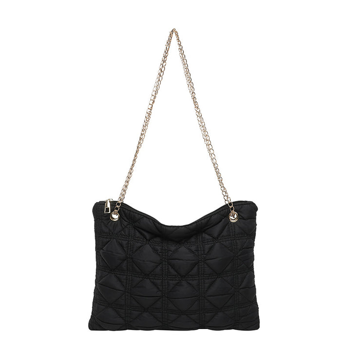 Damen elegante Kettenhandtasche mit gestepptem Design Nord Taschen