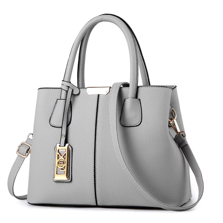 Damen moderne Handtasche mit strukturiertem Design und abnehmbarem Schultergurt Nord Taschen