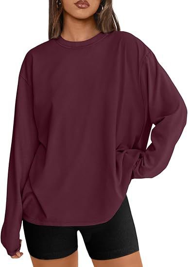 Damen Lässiger Oversized Pullover Nord Taschen