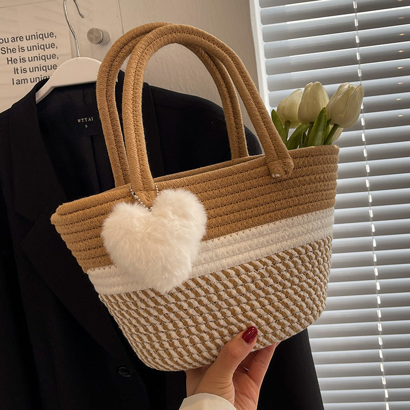 Damen Strandtasche mit elegantem gewebten Design Nord Taschen
