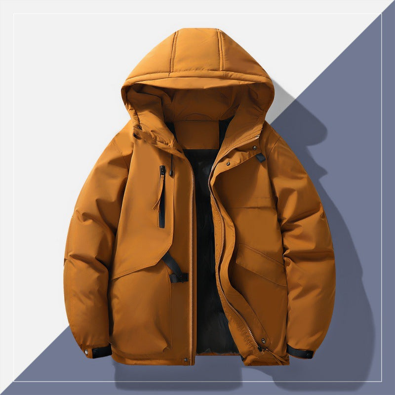 Herren Isolierte Parka-Jacke mit Kapuze Nord Taschen