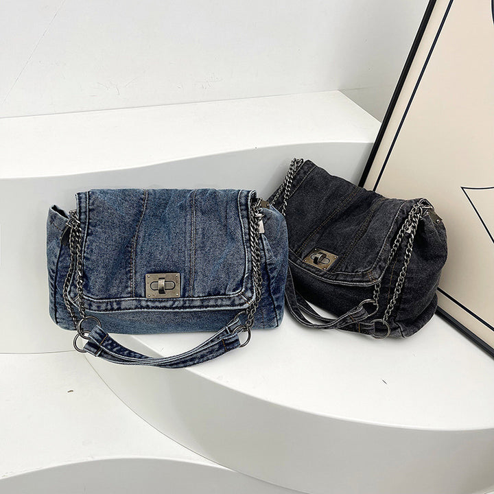 Damen modische Handtasche im Jeans-Look Nord Taschen