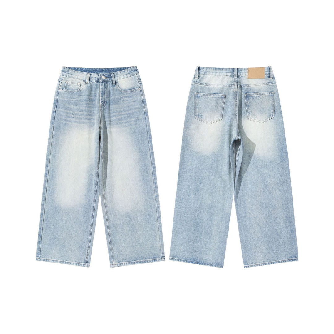 Damen Hochtaillierte verkürzte Jeans im Culotte‑Schnitt mit weiter Beinführung Nord Taschen