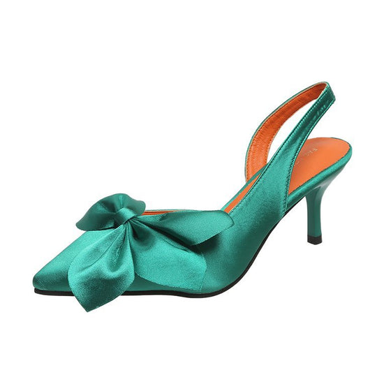 Damen elegante Slingback-Pumps mit Zierflügeln Nord Taschen