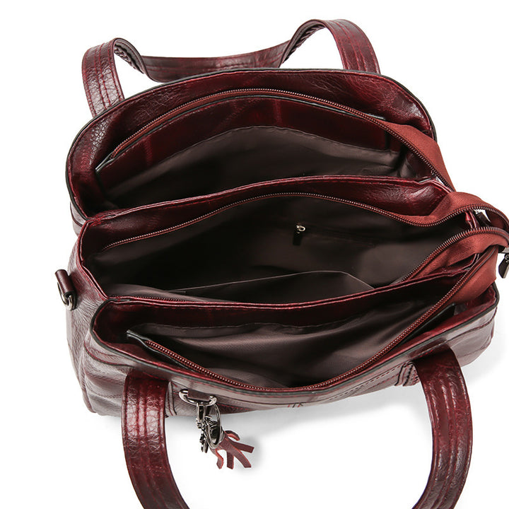 Damen elegante Handtasche mit geflochtenem Design Nord Taschen