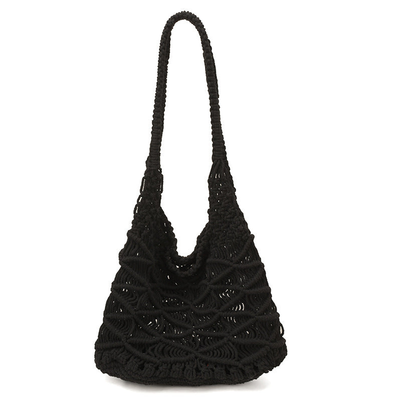 Damen Häkel Schultertasche Nord Taschen