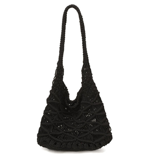 Damen Häkel Schultertasche Nord Taschen