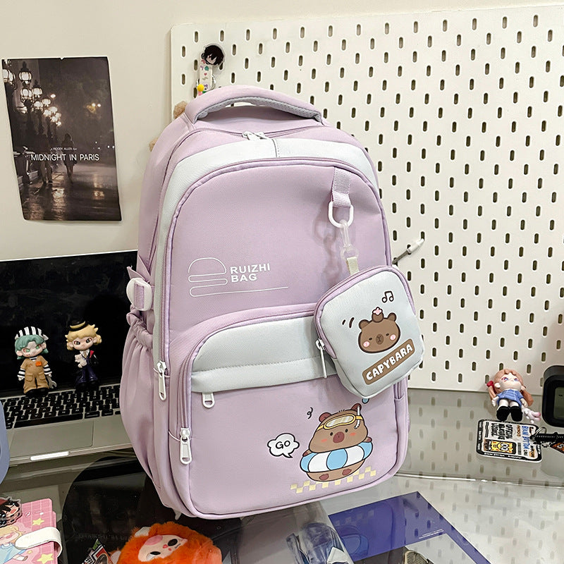 Damen Freizeit-Rucksack mit kreativen Tiermotiven und multifunktionalen Fächern Nord Taschen