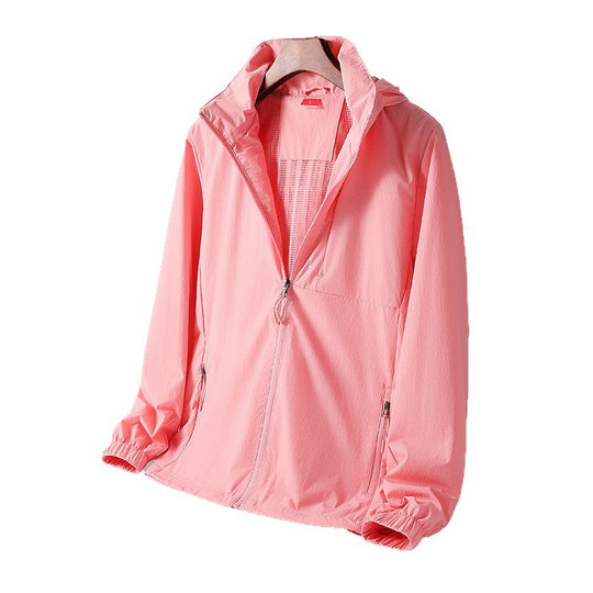 Herren Leichte atmungsaktive Kapuzen-Windjacke mit Mesh-Futter, Reißverschlusstaschen und elastischen Bündchen Nord Taschen