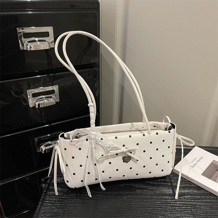 Damenmodische Handtasche mit verspieltem Punktemuster Nord Taschen