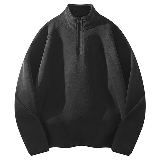 Damen Sportliche Fleecejacke mit Stehkragen Nord Taschen