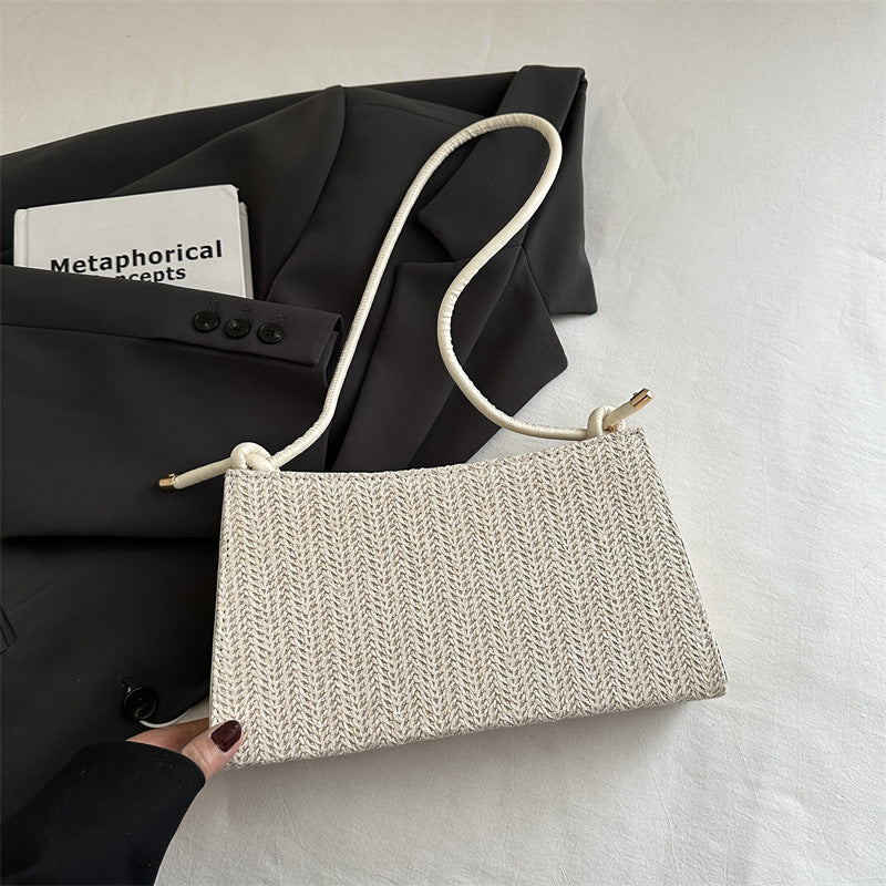 Damen Clutch-Tasche im modernen Flechtmuster Nord Taschen