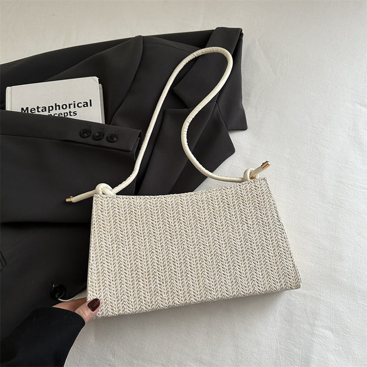 Damen Clutch-Tasche im modernen Flechtmuster Nord Taschen