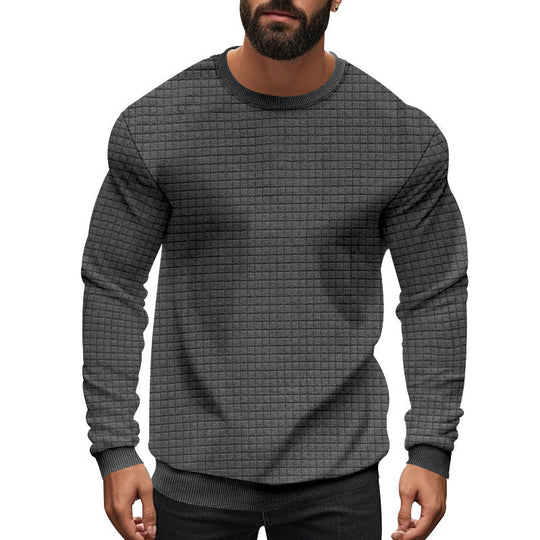 Herren Langarm-Sweatshirt mit strukturiertem Design und elastischen Bündchen Nord Taschen