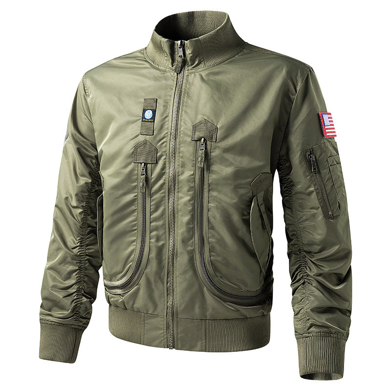 Herren Winddichte und Warme Outdoor-Jacke Nord Taschen
