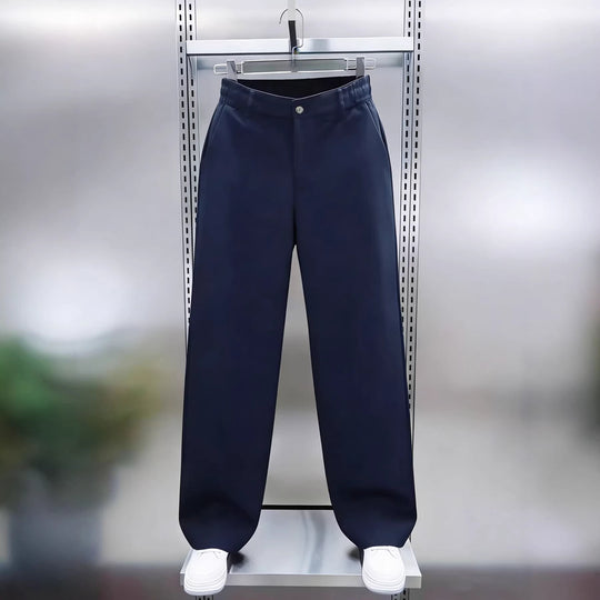 Herren weite Chinohose im Relaxed‑Fit mit elastischem Komfortbund und Seitentaschen Nord Taschen