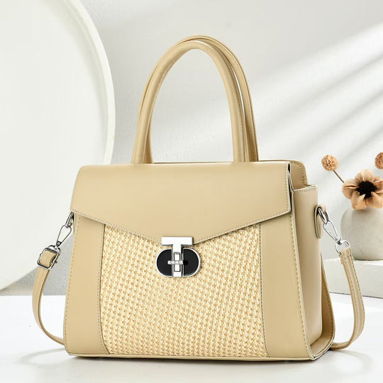 Damen Designer-Handtasche mit strukturierten Oberflächen und abnehmbarem Schulterriemen Nord Taschen