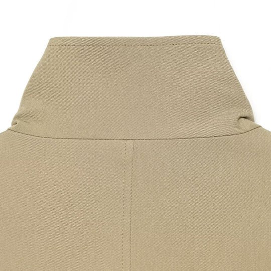 Damen Kurztrench im leichten Gabardine‑Stil mit asymmetrischem Knopfverschluss und Bindegürtel Nord Taschen